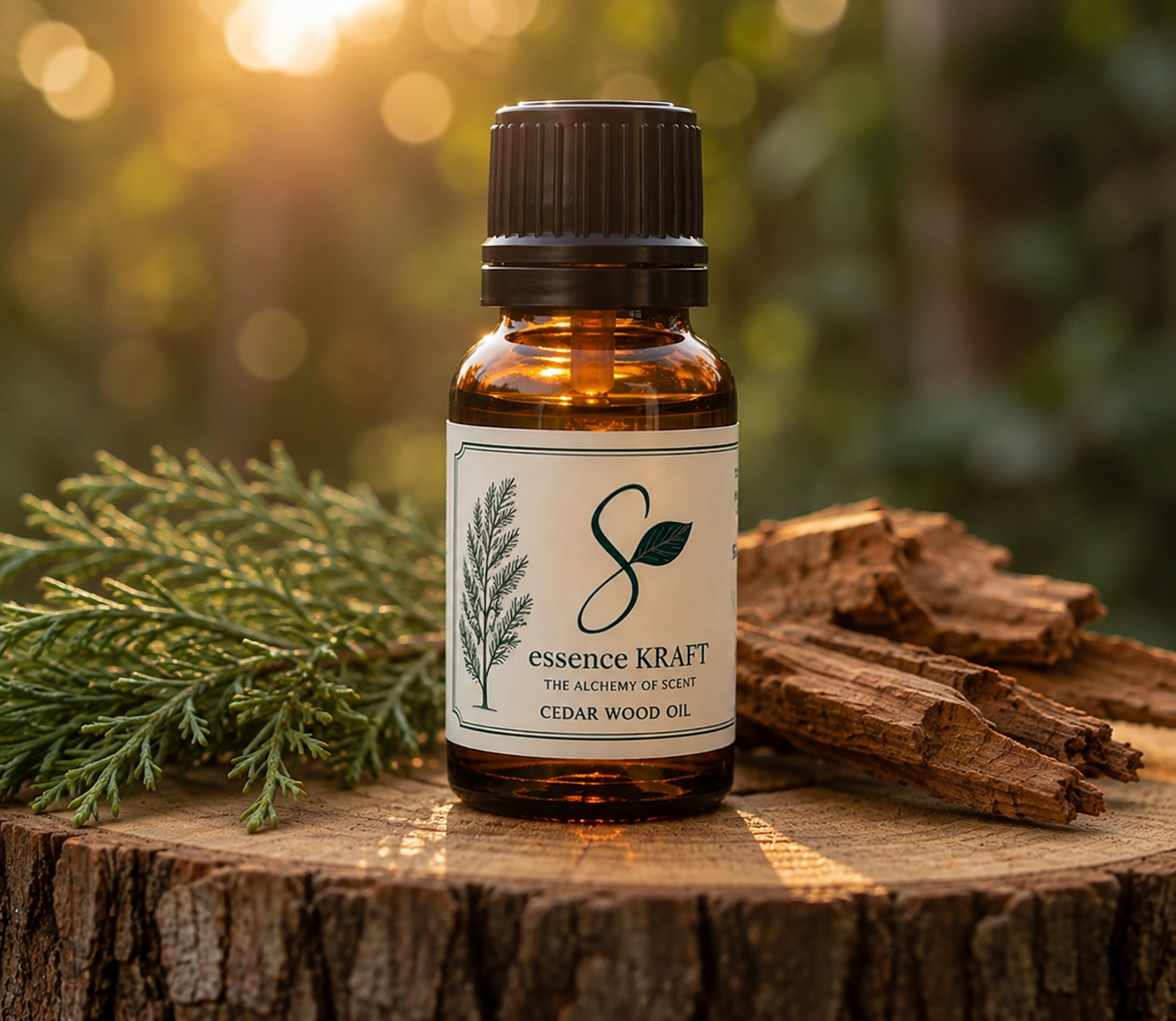 Cedarwood Essential Oil — 15 ml